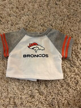 American Girl Broncos Tee - White, Gray & Orange